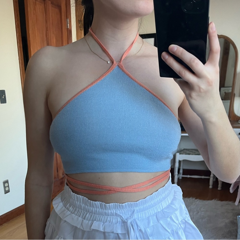 White Fox Boutique Knit Crop Top